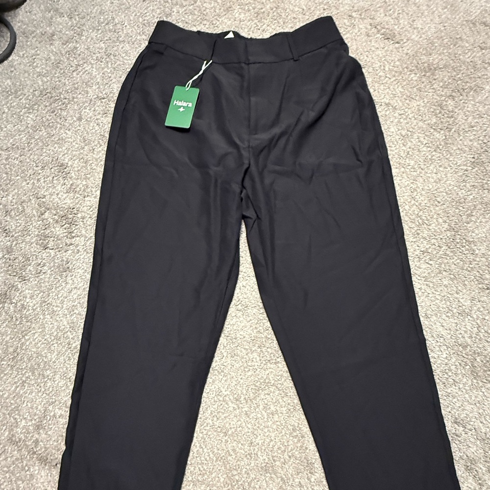 Halara High Waisted Pocket Wide Leg Waffle Work Pants